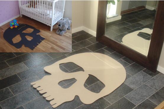 alfombra calavera