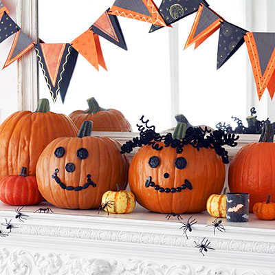 Decorar calabazas para Halloween