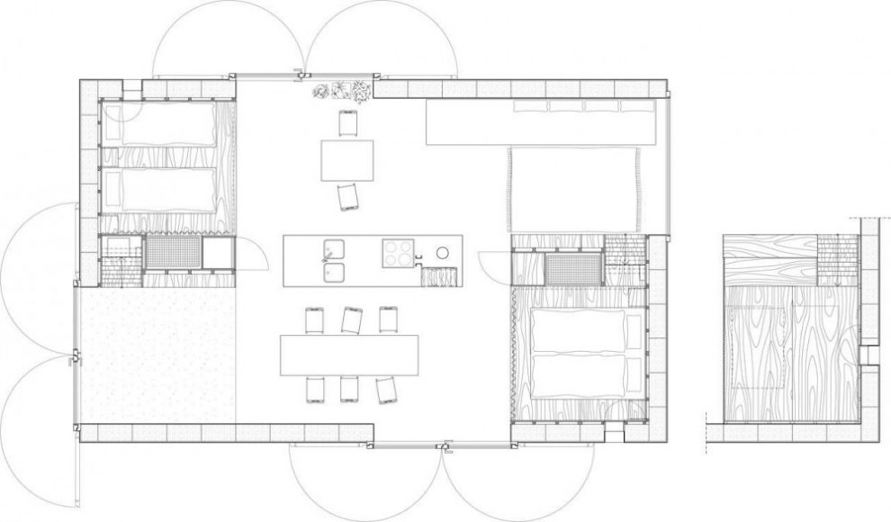 De granero a vivienda familiar de 64 metros cuadrados