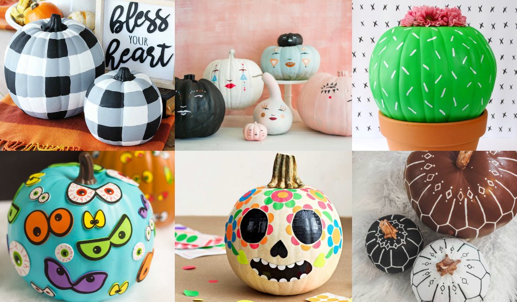 Retirada Corte Adiccion Cómo decorar calabazas para Halloween +50 Ideas