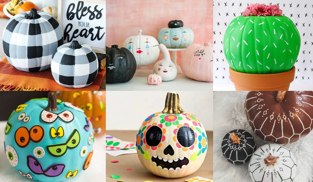 Cómo decorar calabazas para Halloween (34 Ideas)