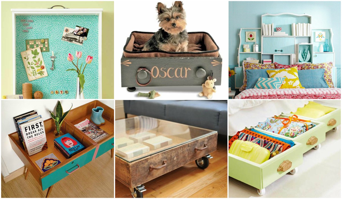 Ideas geniales para reciclar cajones de muebles