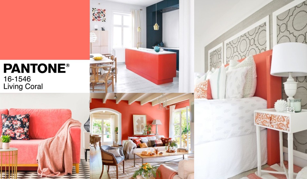 Living Coral Pantone 2019 - 33 Fotos de ambientes