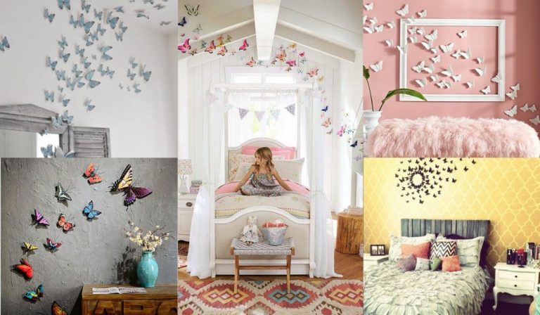 Decoracion Con Mariposas En La Pared
