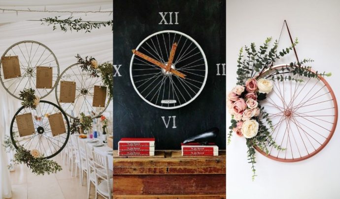 eciclar las ruedas de la bicicleta también vale y te salen unos complementos decorativos monísimos. Te mostramos todo lo que puedes hacer con ruedas de bicicleta recicladas. ideas