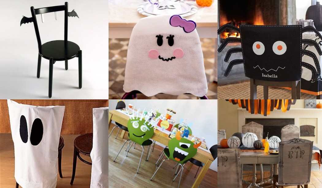 Sillas decoradas para Halloween (10 Ideas)