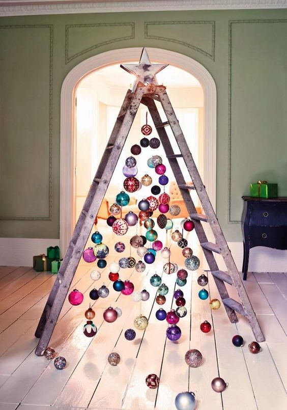 Árbol navidad escalera