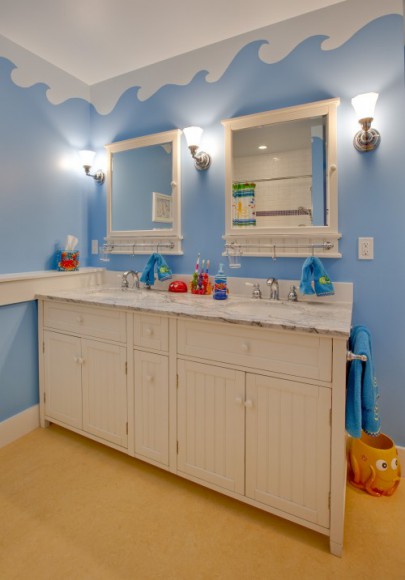Baño infantil temático. Decoración hogar, Decoralia.es