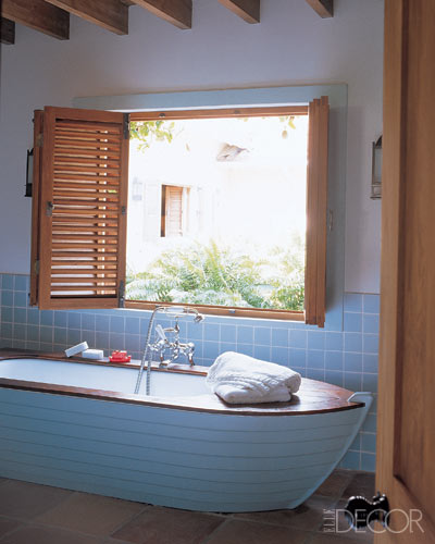 Original baño de estilo marinero