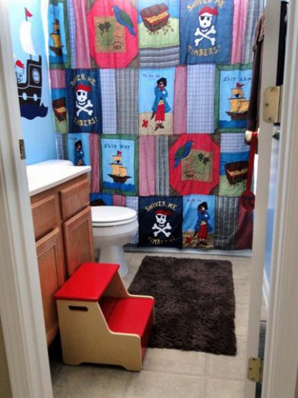 Baño infantil temático. Decoración hogar, Decoralia.es