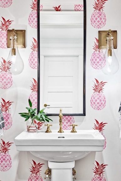 ¿Te atreverías con un baño rosa? 21 Baños de color rosa