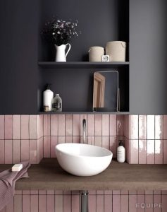¿Te atreverías con un baño rosa? 21 Baños de color rosa