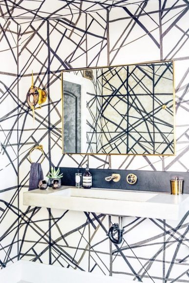 Baños en blanco y negro. Decoración hogar, Decoralia.es