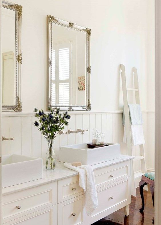 Estilo provenzal en el baño