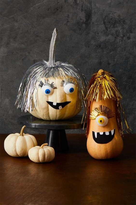 Retirada Corte Adiccion Cómo decorar calabazas para Halloween +50 Ideas