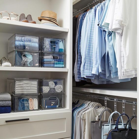 Consejos para colocar la ropa en el armario