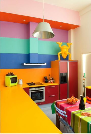 Decorar la cocina a todo color