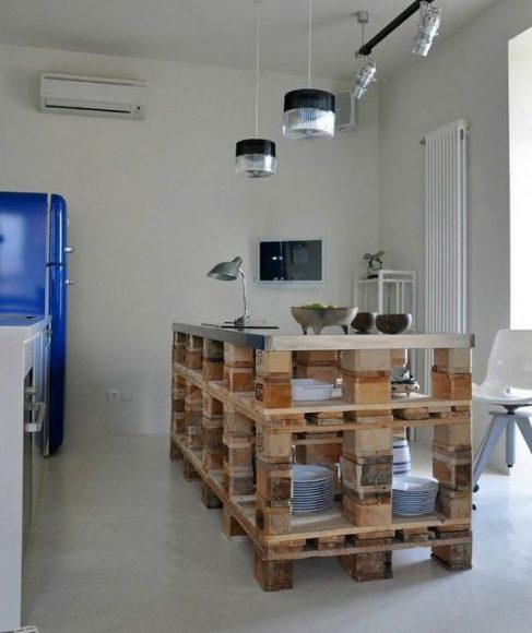 Decorar cocinas con palets reciclados ¡Muchas ideas!