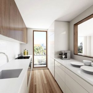 Cocinas estrechas, ideas - Soluciones para aprovechar el espacio