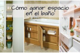 Cómo ganar espacio en el baño