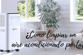 ¿Cómo limpiar un aire acondicionado portátil?