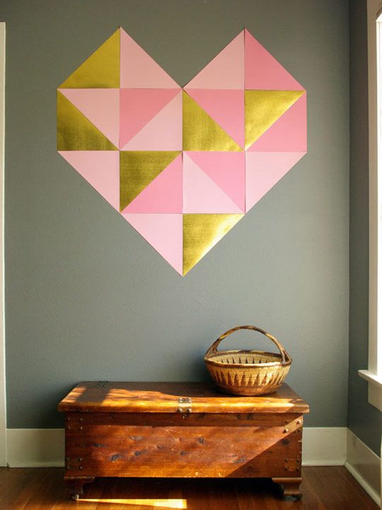 DIY Corazón en la pared