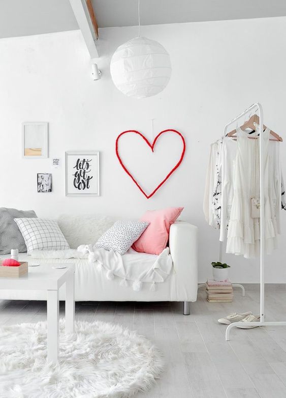 Ideas para decorar con corazones las habitaciones infantiles