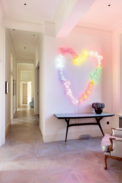 Decorar con corazones el recibidor