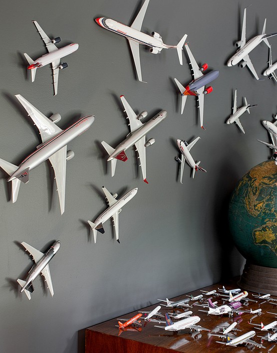 Decorar con aviones