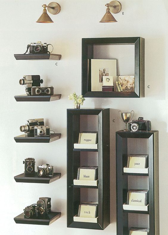 Decorar con cámaras de fotos