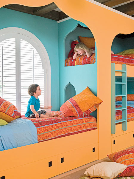 Decoración marroquí: habitación infantil