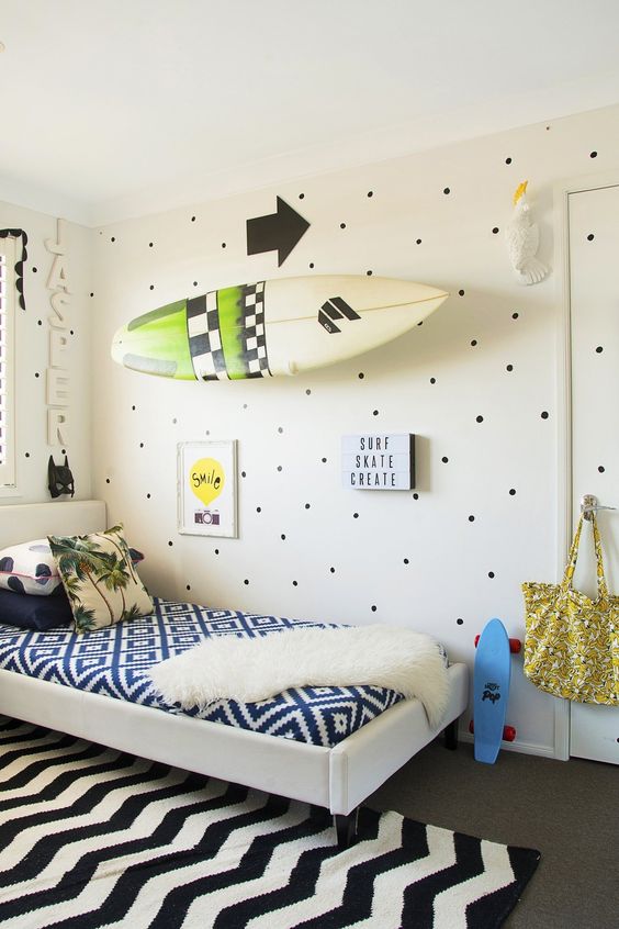 Decorar con tablas de surf