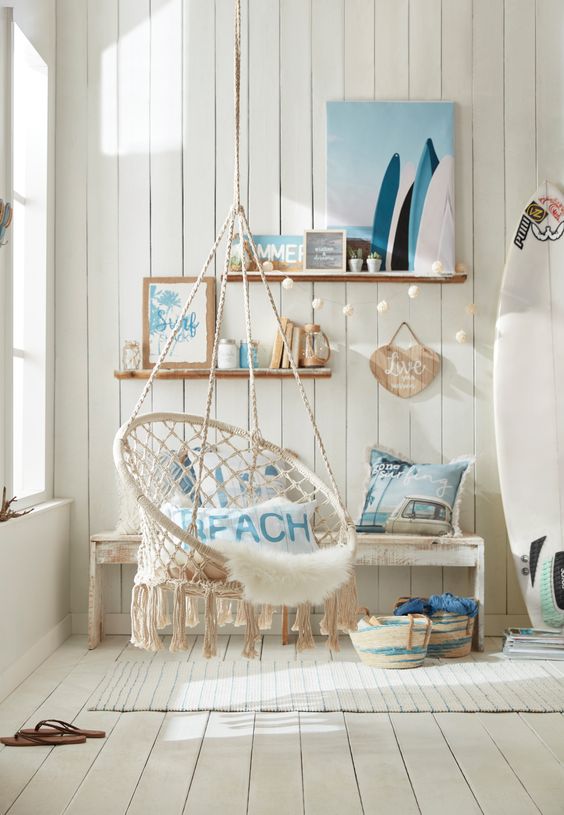 Decoración estilo surfero