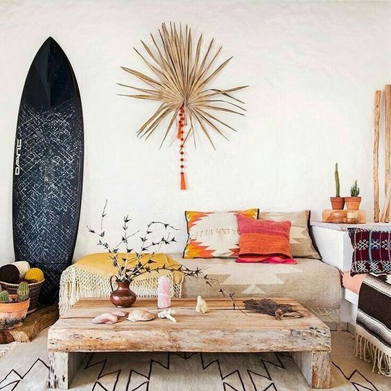 Decoración estilo surfero