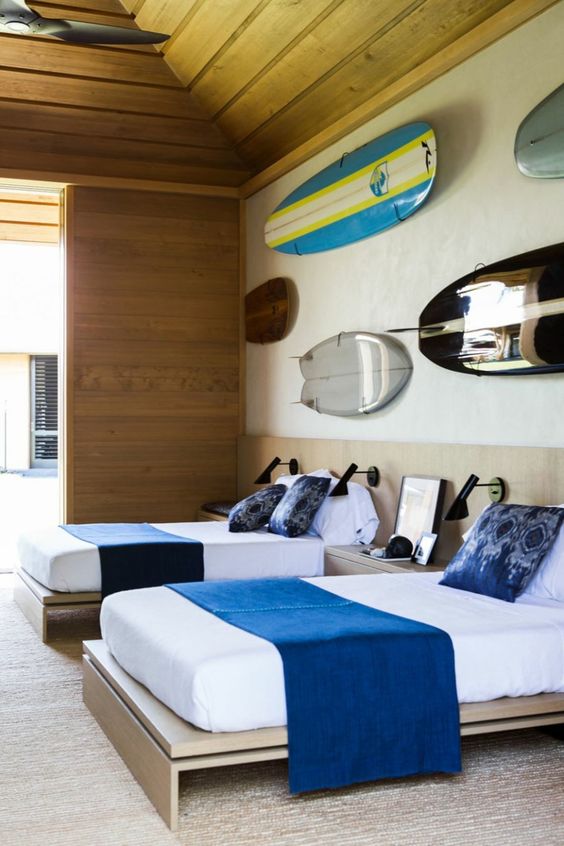 Decorar con tablas de surf