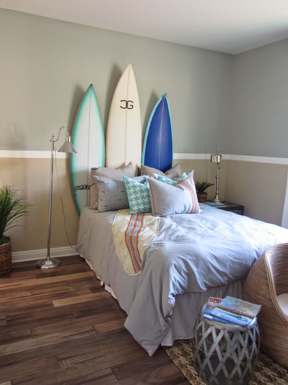 Decorar con tablas de surf