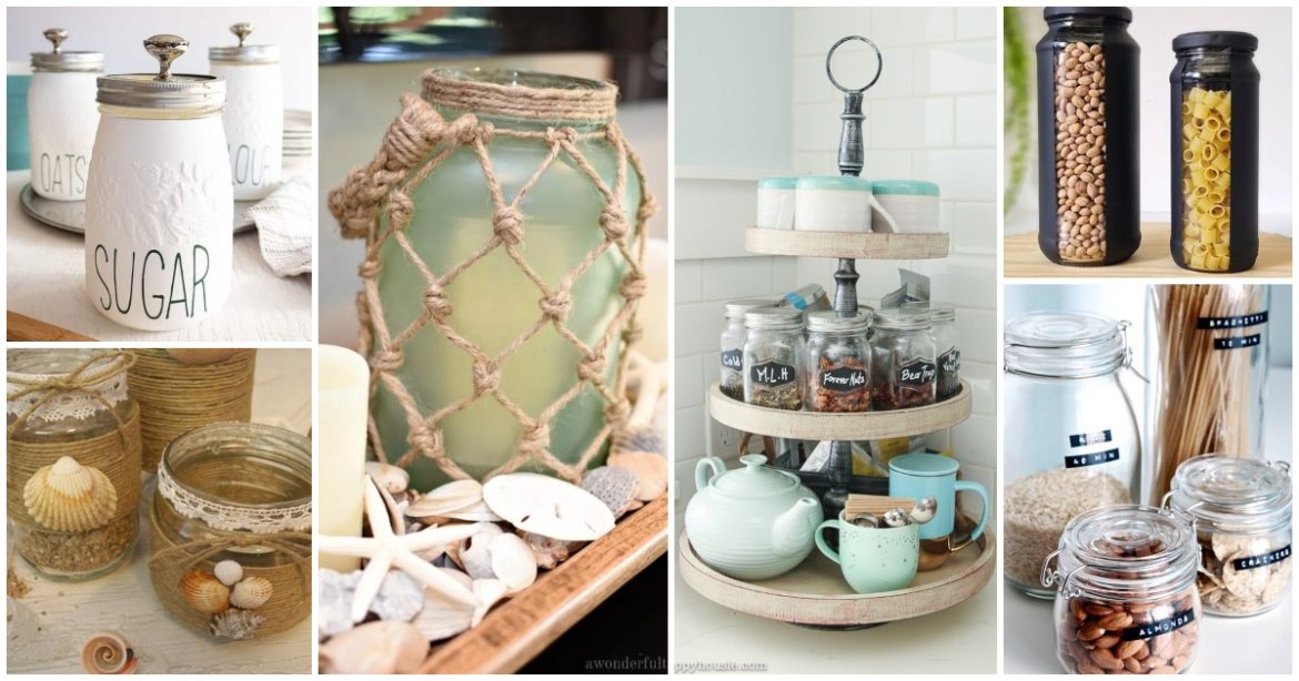 Decorar tarros de cristal
