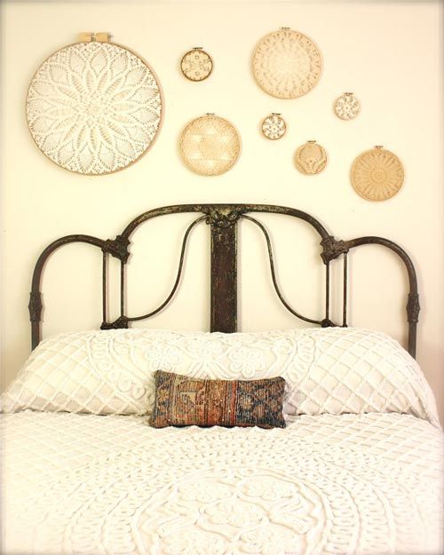 Decorar con tapetes de ganchillo