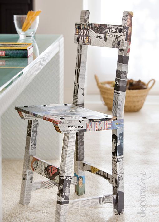 Sillas decoupage