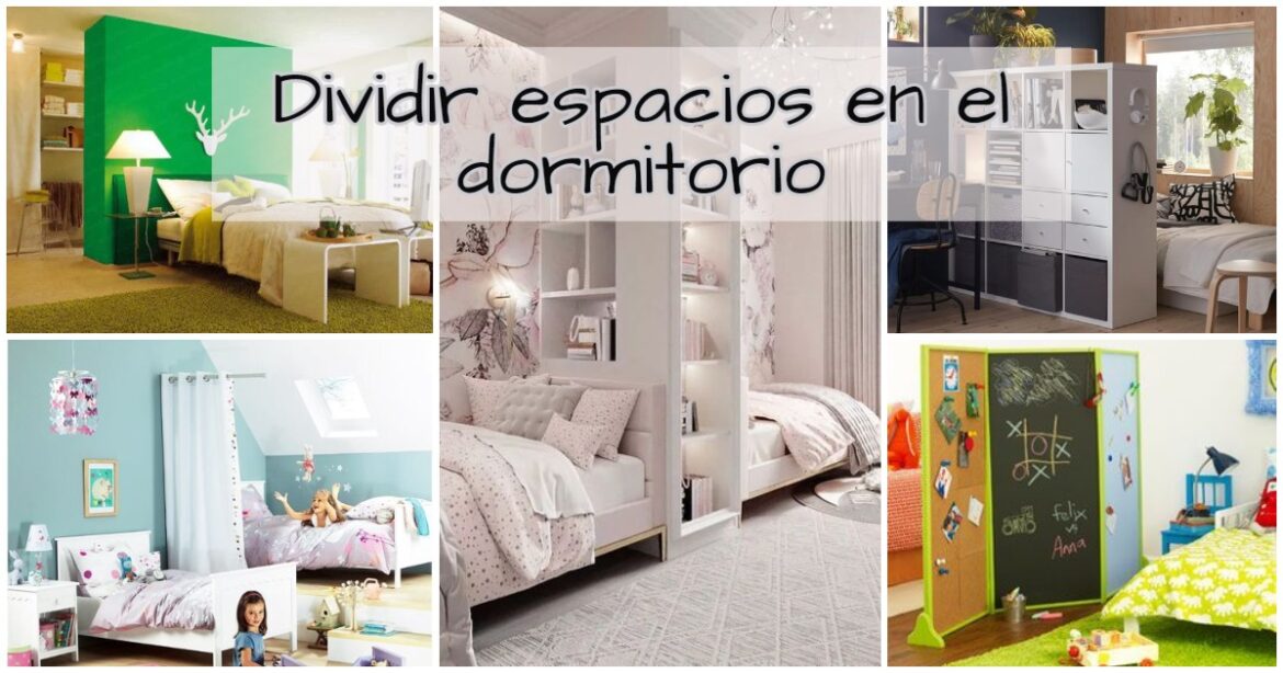 Dividir espacios en el dormitorio