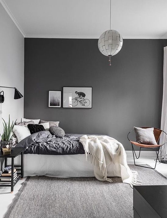 Dormitorios en blanco y gris