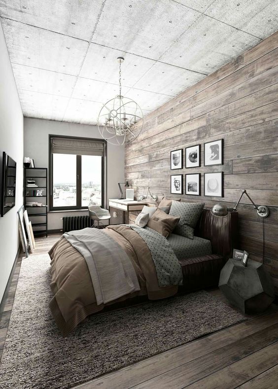 Dormitorios en blanco y madera