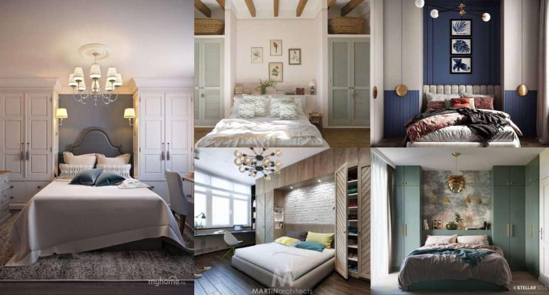 Un dormitorio con dos armarios, una idea muy práctica