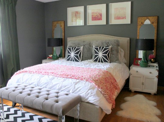 Decorar el dormitorio en color gris