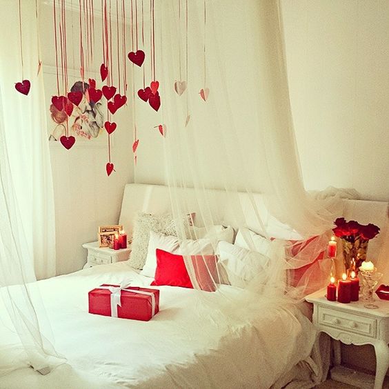 Ideas para decorar el dormitorio en San Valentín