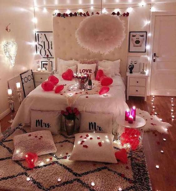Ideas para decorar el dormitorio en San Valentín