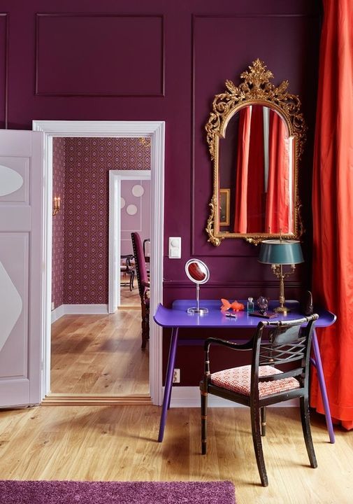 Decoración Ultra Violet Pantone 2018