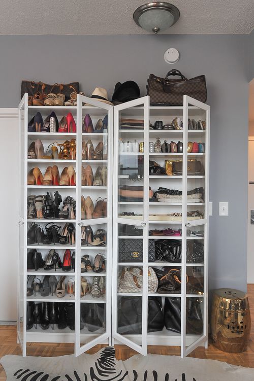 Ideas para organizar zapatos en estanterías