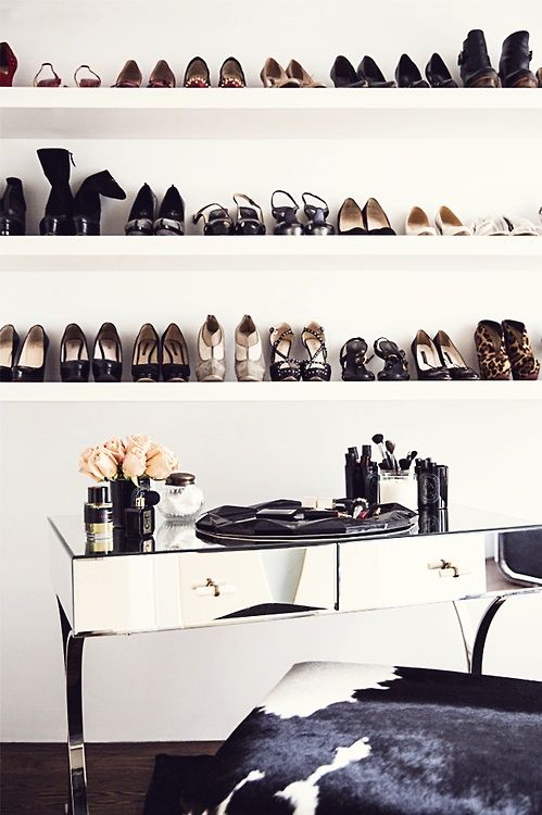 Ideas para organizar zapatos en baldas o estantes