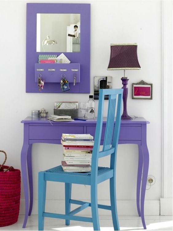 Decoración Ultra Violet Pantone 2018